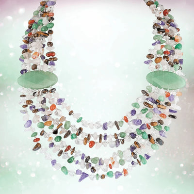 Daniel Steiger Jade Cascade Necklace
