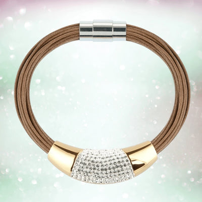Daniel Steiger Cristal Brown Bracelet