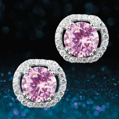 Daniel Steiger Blush Halo Earrings