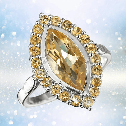 Daniel Steiger Citrine Solaris Ring