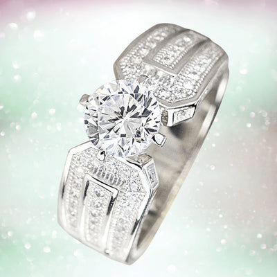 Daniel Steiger 5th Avenue Rhodium Ring