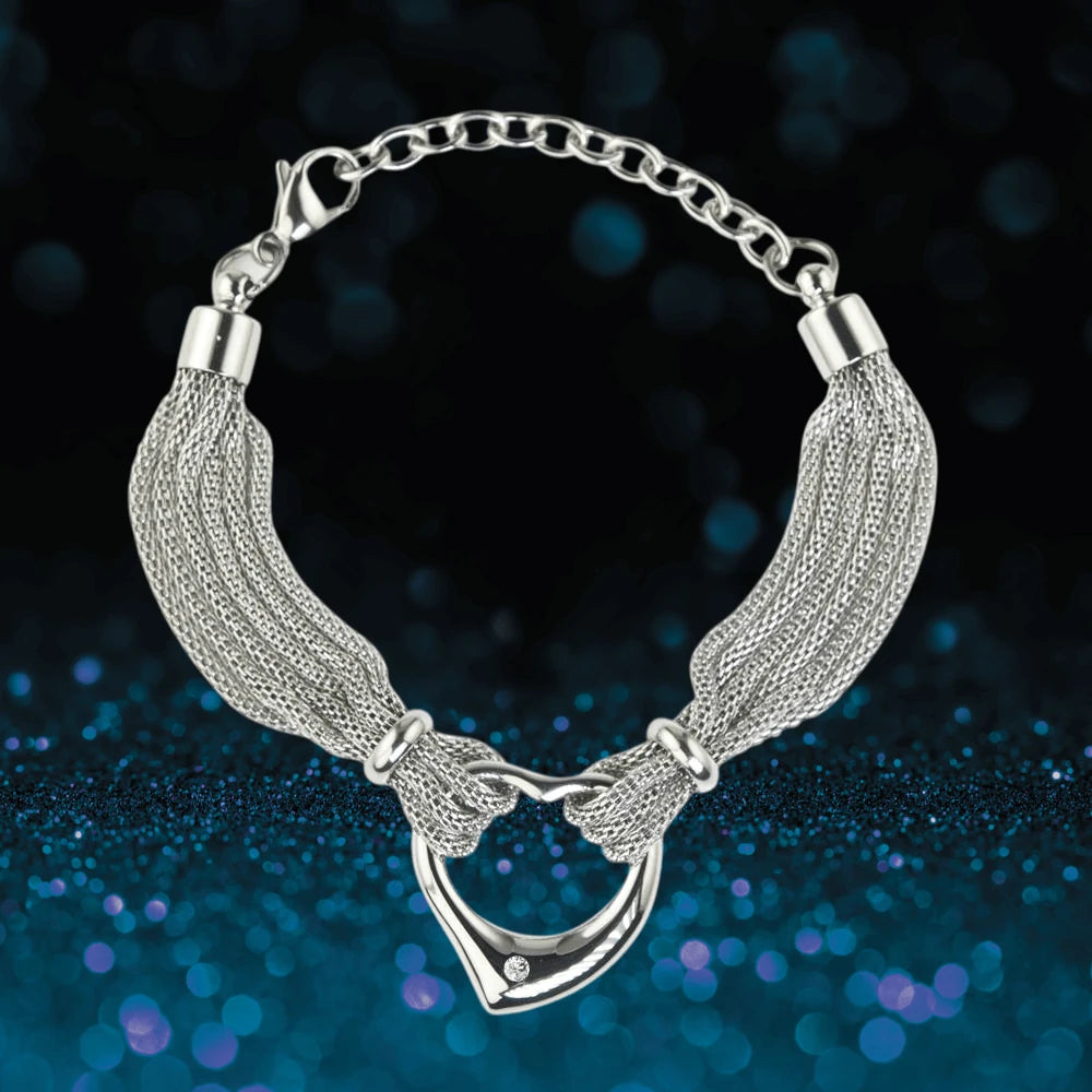 Daniel Steiger Steel Heart Bracelet