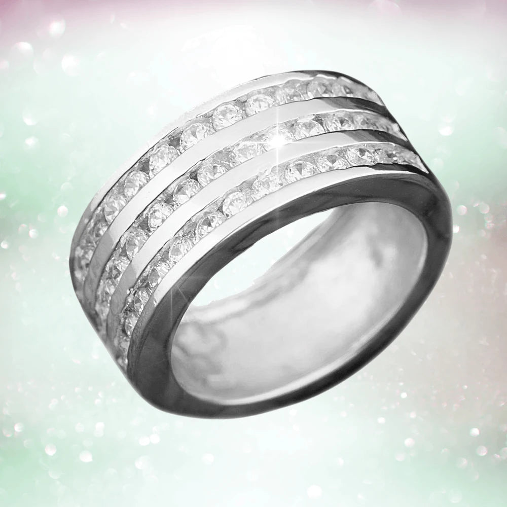 Daniel Steiger Galaxy Ring Rhodium