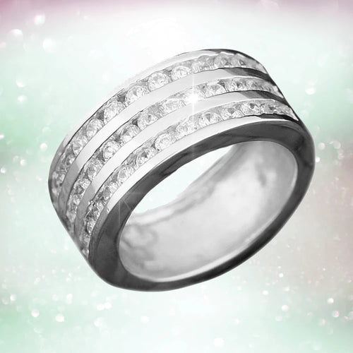 Daniel Steiger Galaxy Ring Rhodium