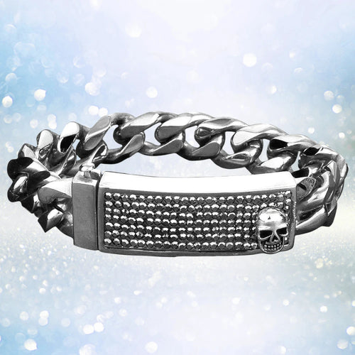 Daniel Steiger Crystal Skull Bracelet
