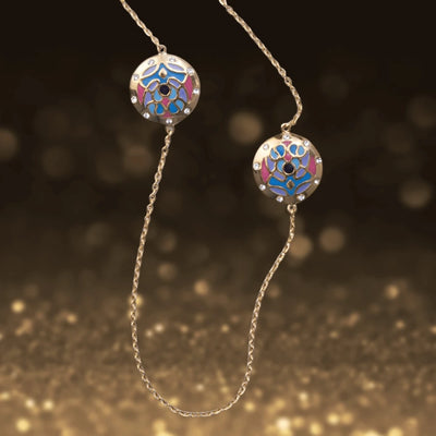 Daniel Steiger Golden Peacock Necklace