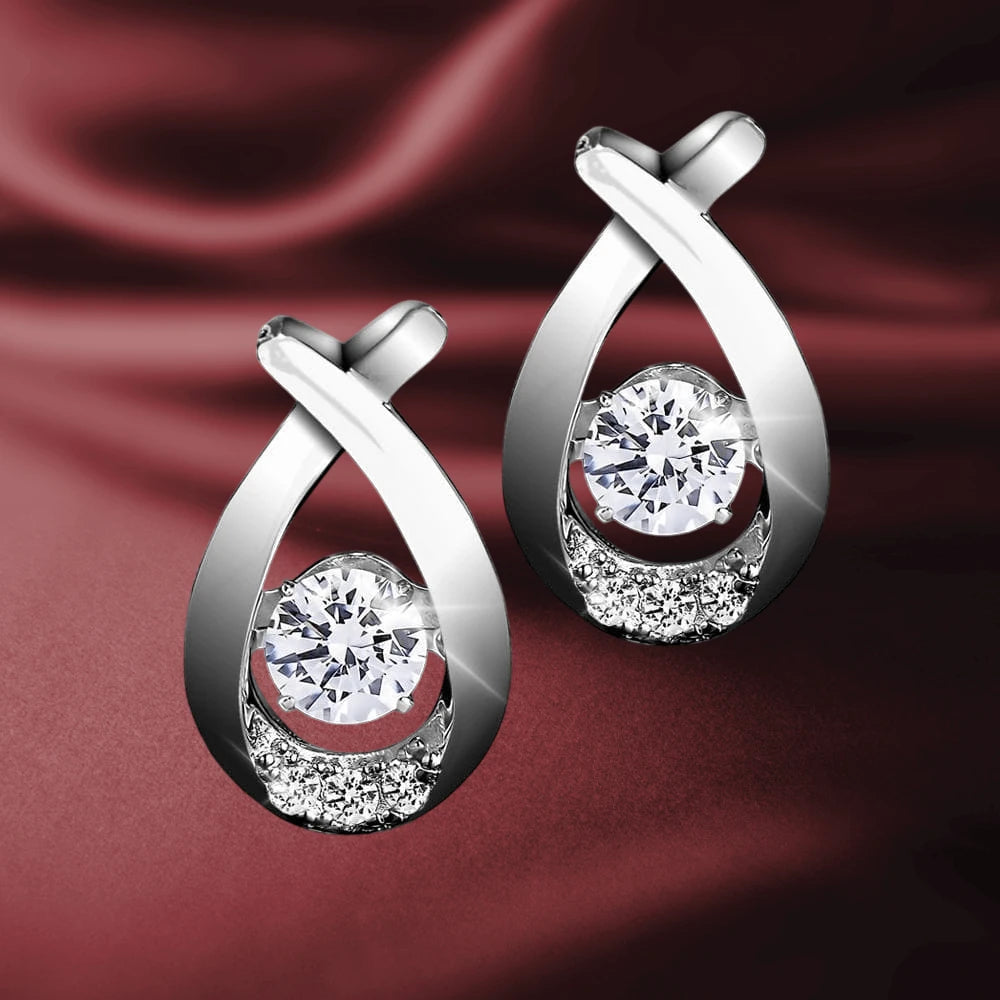 Daniel Steiger 'Dancing' Jewelry Platinum Earrings