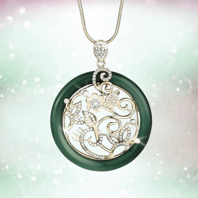 Daniel Steiger Verdant Oro Flower Pendant