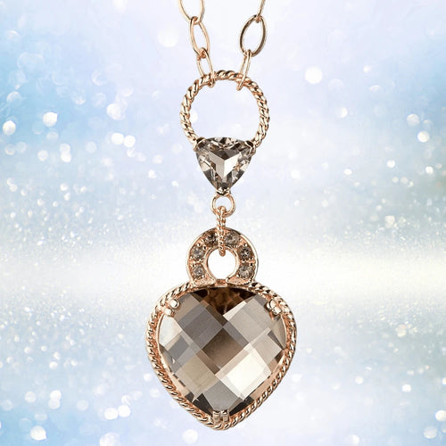 Daniel Steiger Chestnut Quartz Pendant