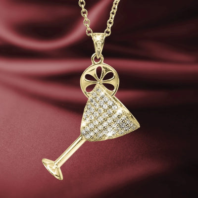 Daniel Steiger Happy Hour Gold Pendant