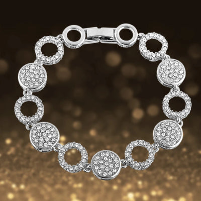 Daniel Steiger Links Rhodium Bracelet