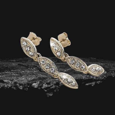 Daniel Steiger Captivating Leaf Earrings