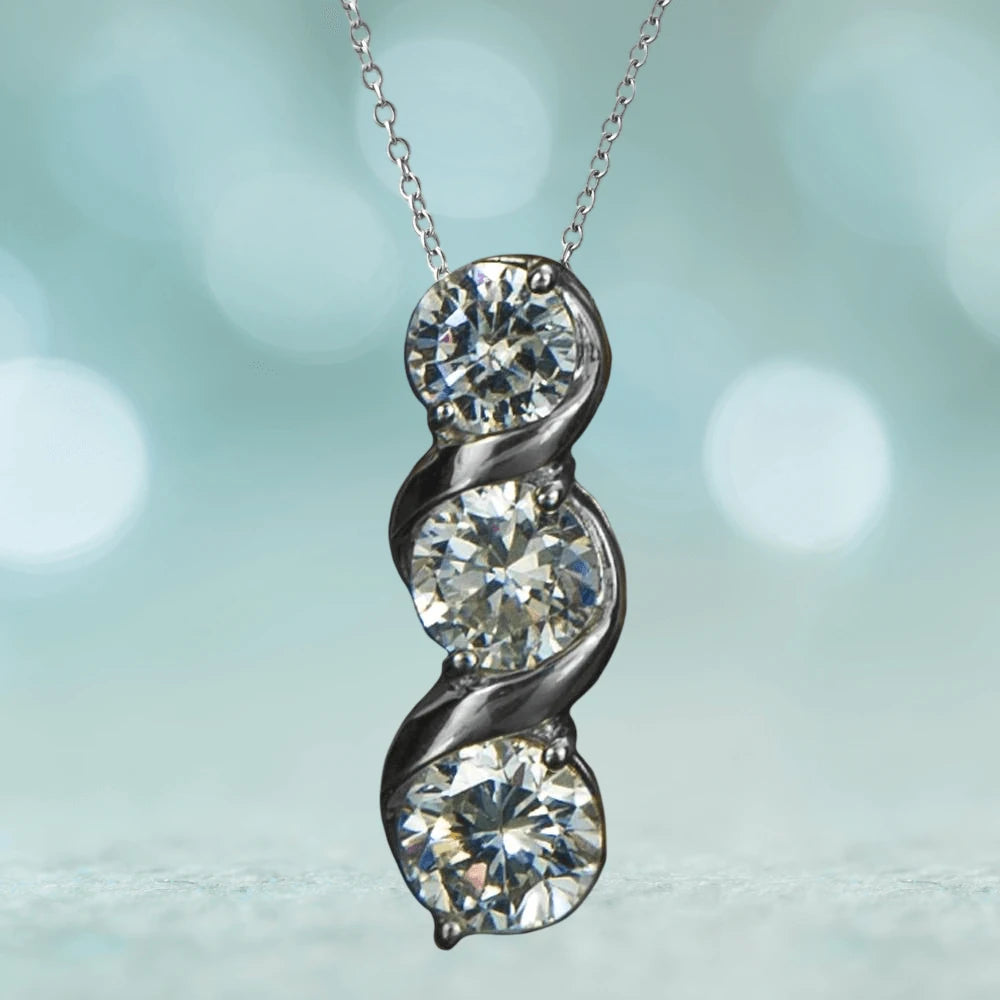 Daniel Steiger Solitaire Twist Pendant