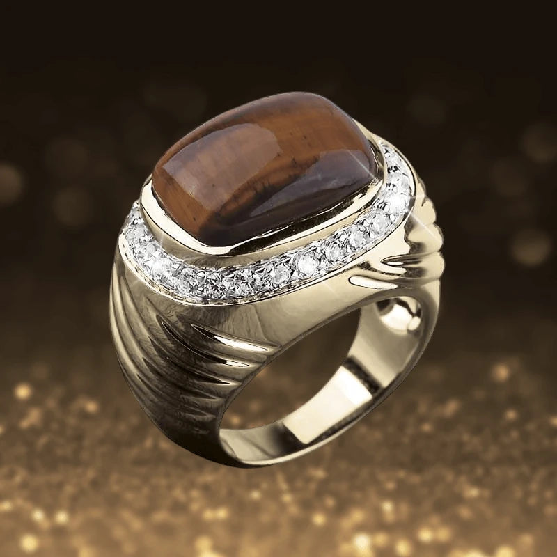 Daniel Steiger Cougar Tigers Eye Ring