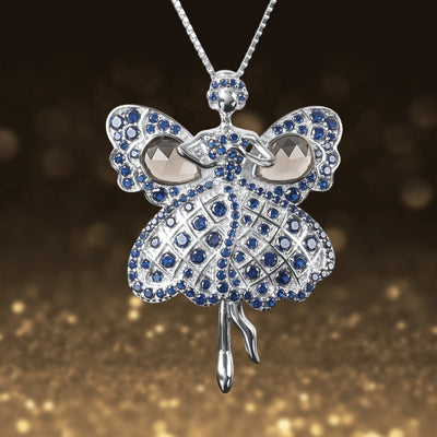Daniel Steiger Fairy Dancer Rhodium Pendant