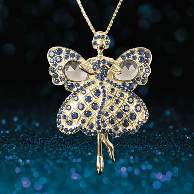 Daniel Steiger Fairy Dancer Gold Pendant