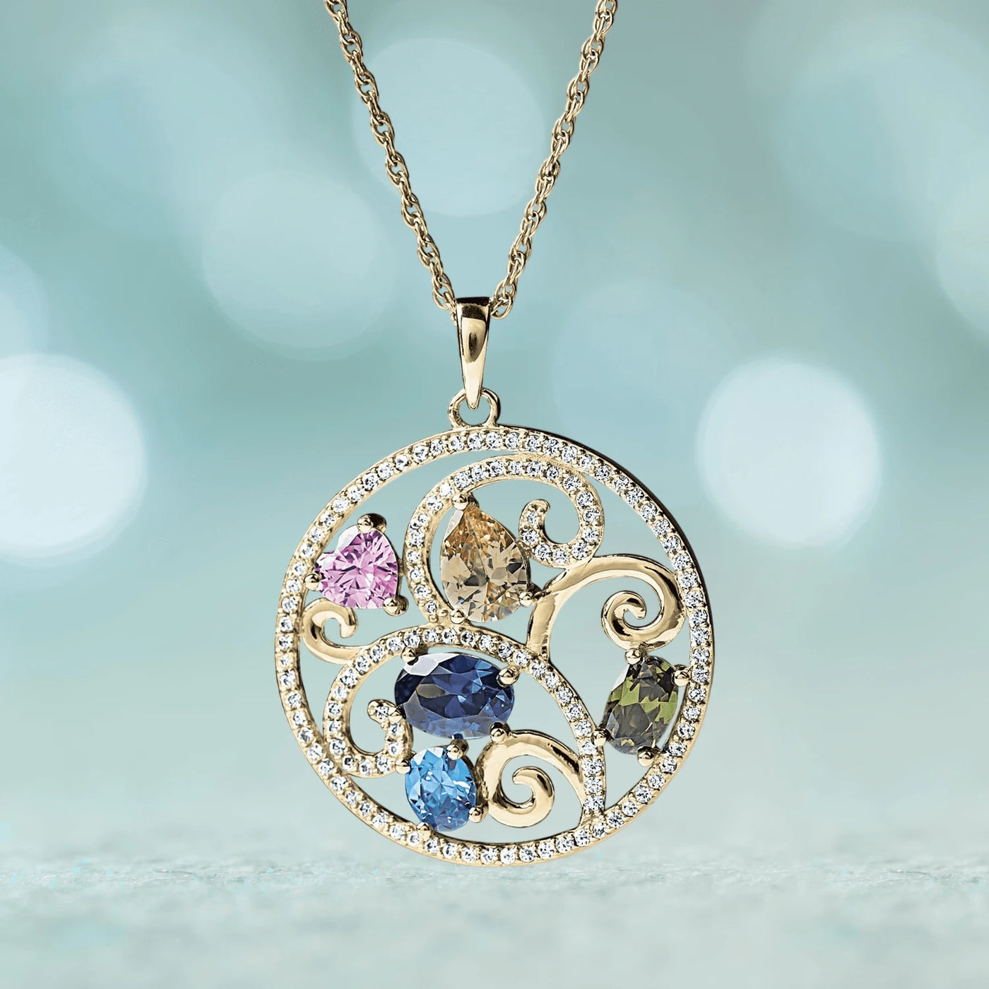 Daniel Steiger Picasso Golden Pendant