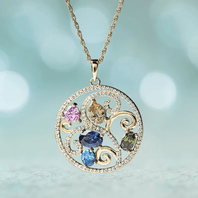 Daniel Steiger Picasso Golden Pendant