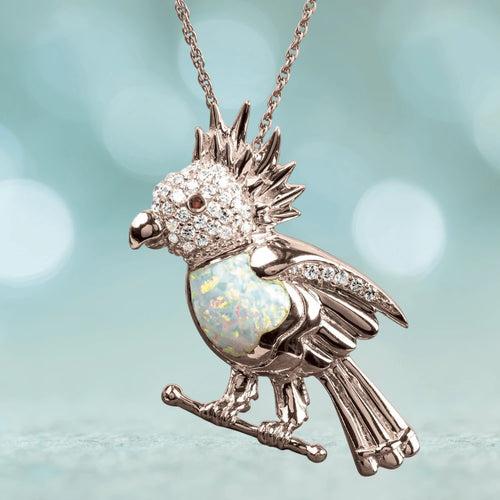 Daniel Steiger Birdsong Rose Gold Pendant