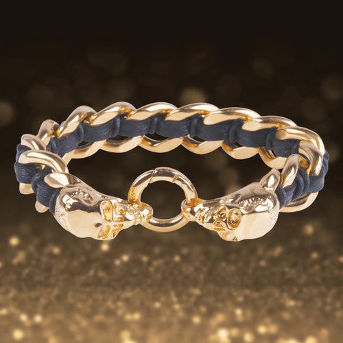 Daniel Steiger Skull Pitch Bracelet