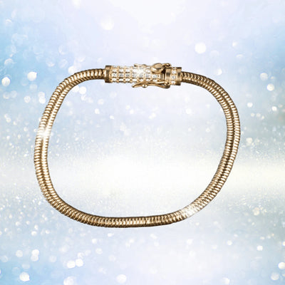 Daniel Steiger Golden Snake Chain Bracelet