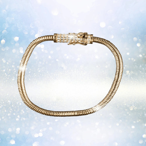 Daniel Steiger Golden Snake Chain Bracelet