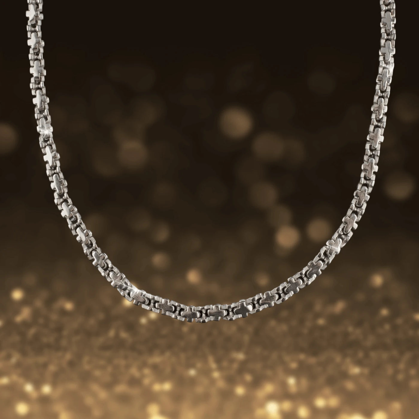 Daniel Steiger Stanford Men's Steel Necklace