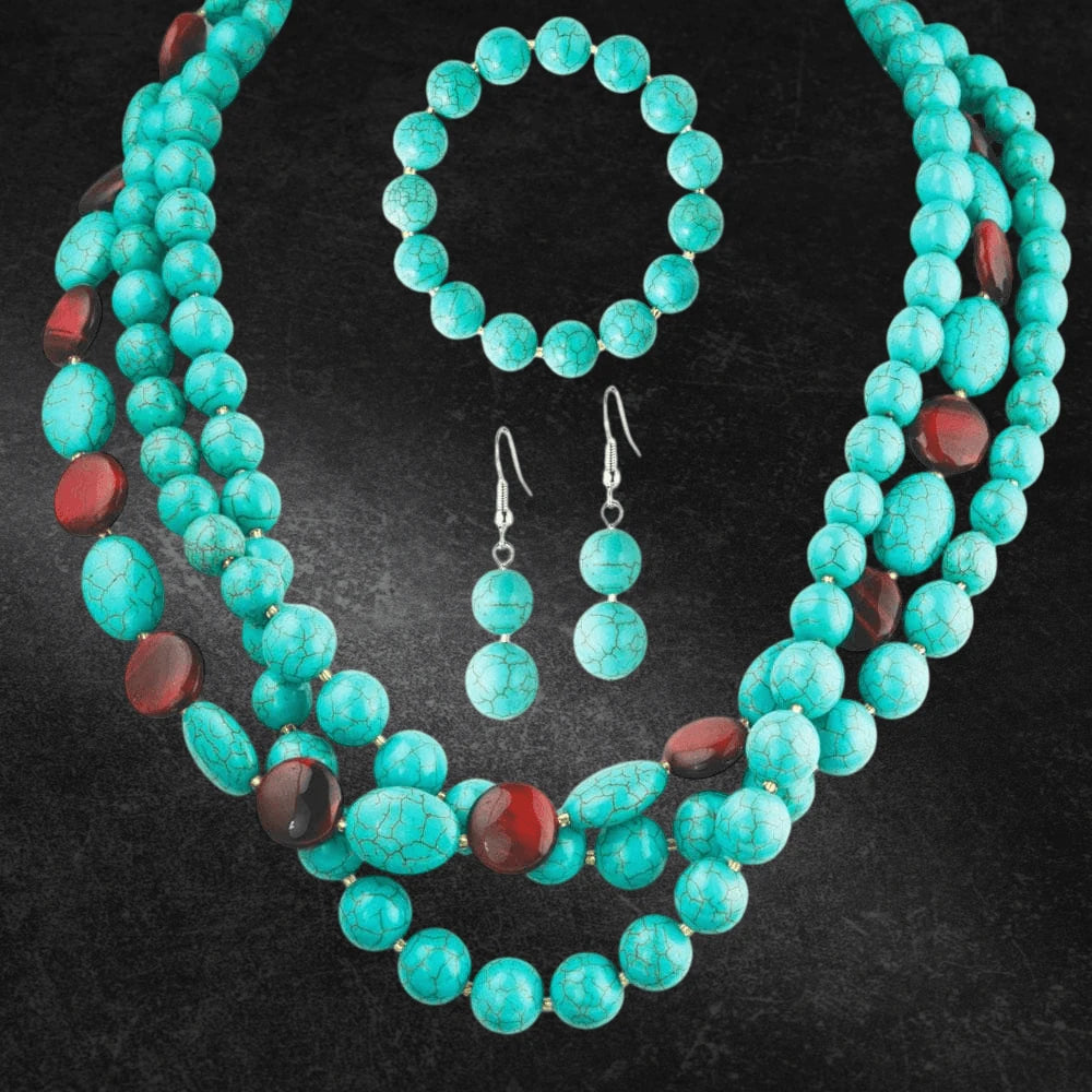 Daniel Steiger Turquoise and Tiger's Eye Collection