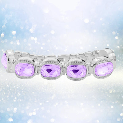 Daniel Steiger Riviera Purple Crystal Bracelet