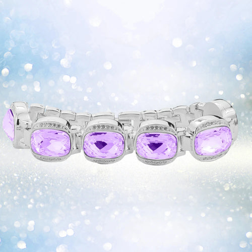 Daniel Steiger Riviera Purple Crystal Bracelet