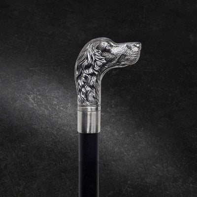 Daniel Steiger Distinguished Explorer Dog Head Walking Cane