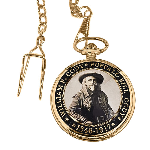 Daniel Steiger Western Legends Buffalo Bill Pocket Watch