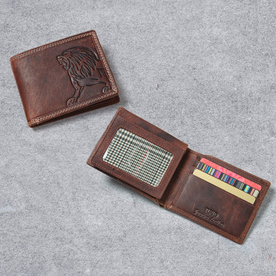 Daniel Steiger Lion Predator Leather Wallet