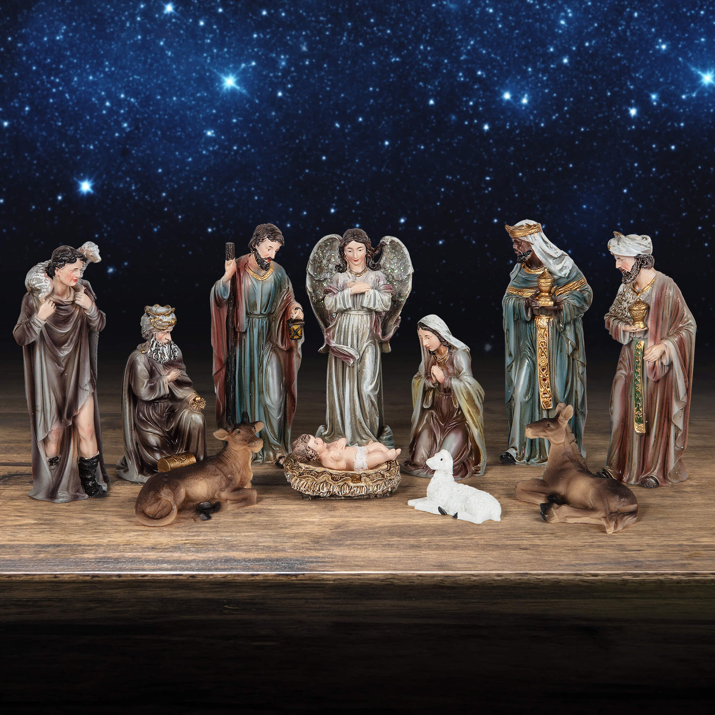 Daniel Steiger Heavenly Night Nativity Set