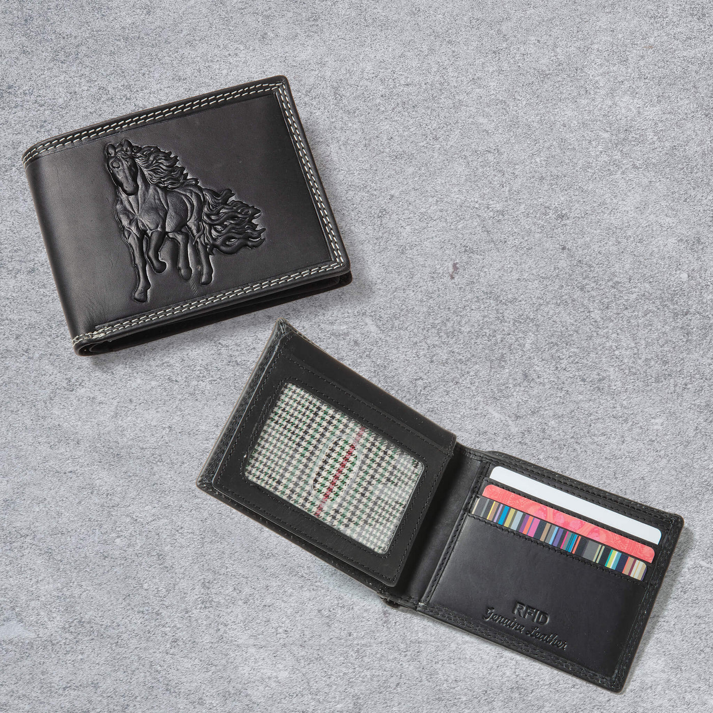 Daniel Steiger Stallion Animal Spirit Leather Wallet