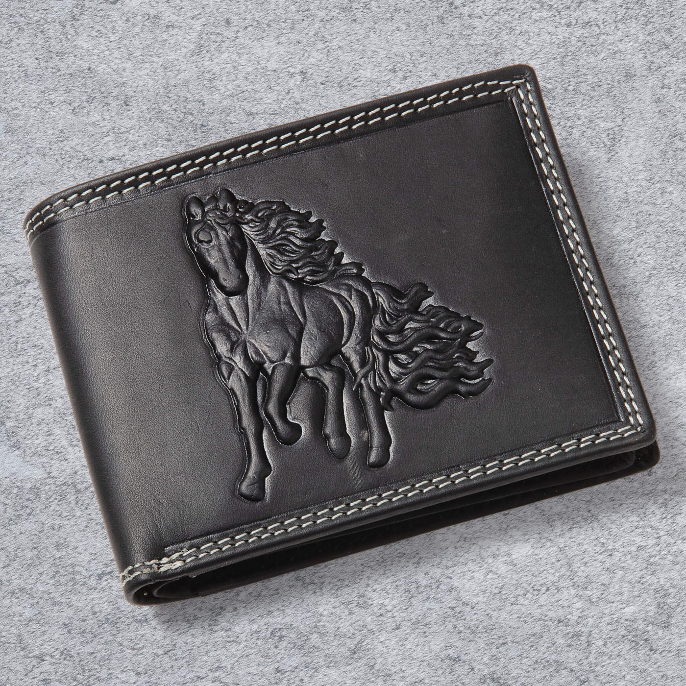 Daniel Steiger Stallion Animal Spirit Leather Wallet
