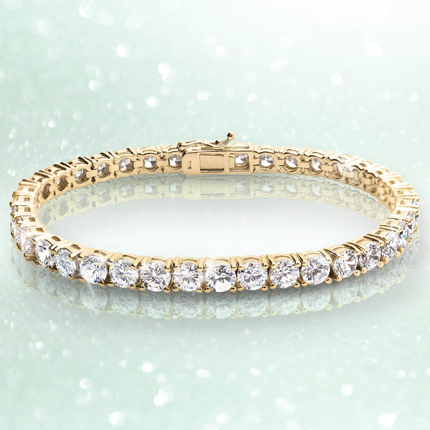 Daniel Steiger Millionaire Gold Tennis Bracelet