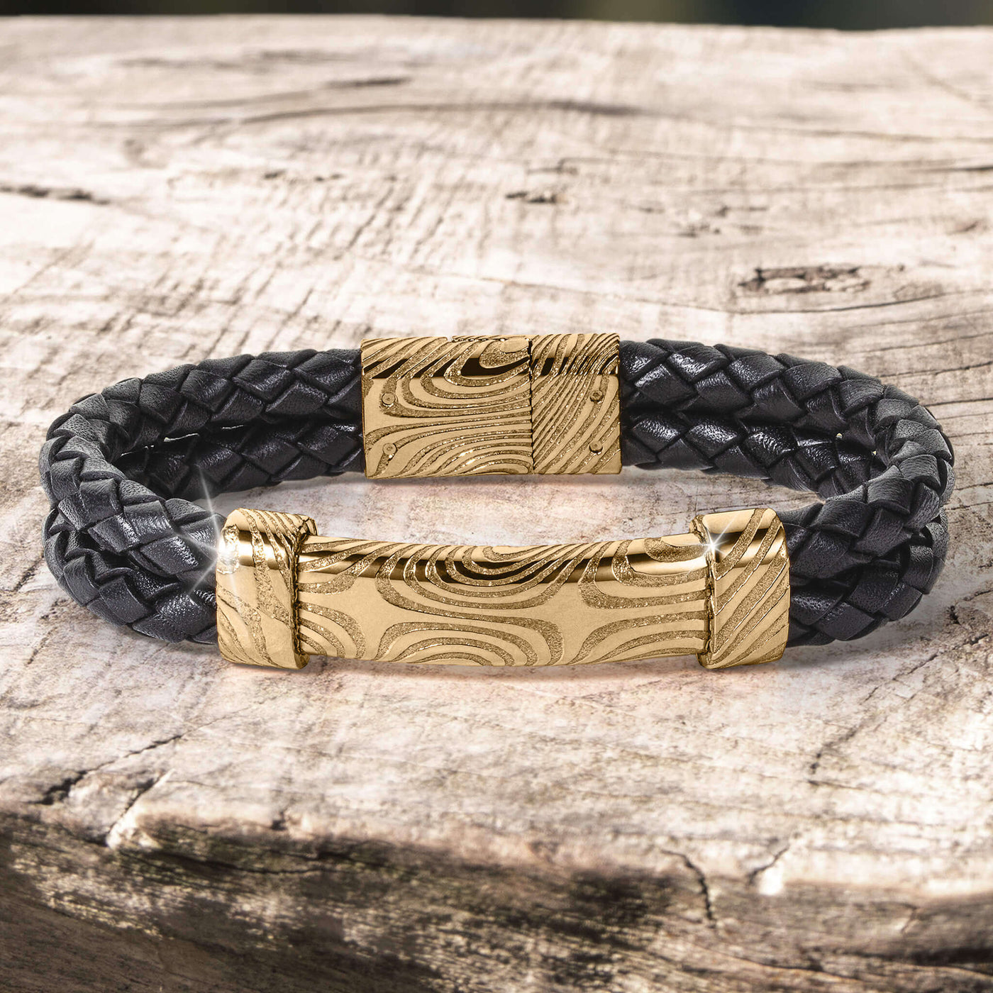 Daniel Steiger Golden Damascus Bracelet