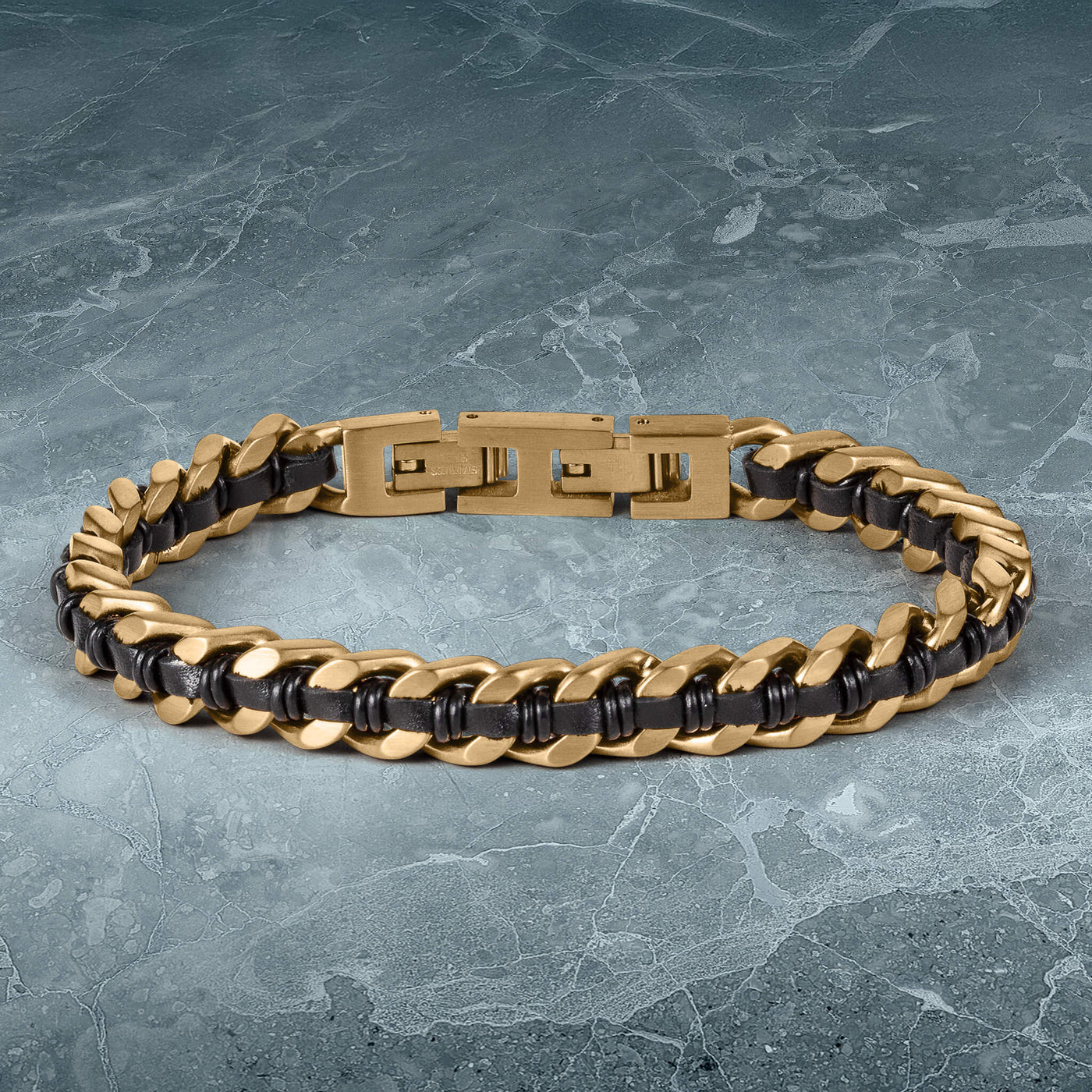 Daniel Steiger Woven Ridge Black Men’s Bracelet