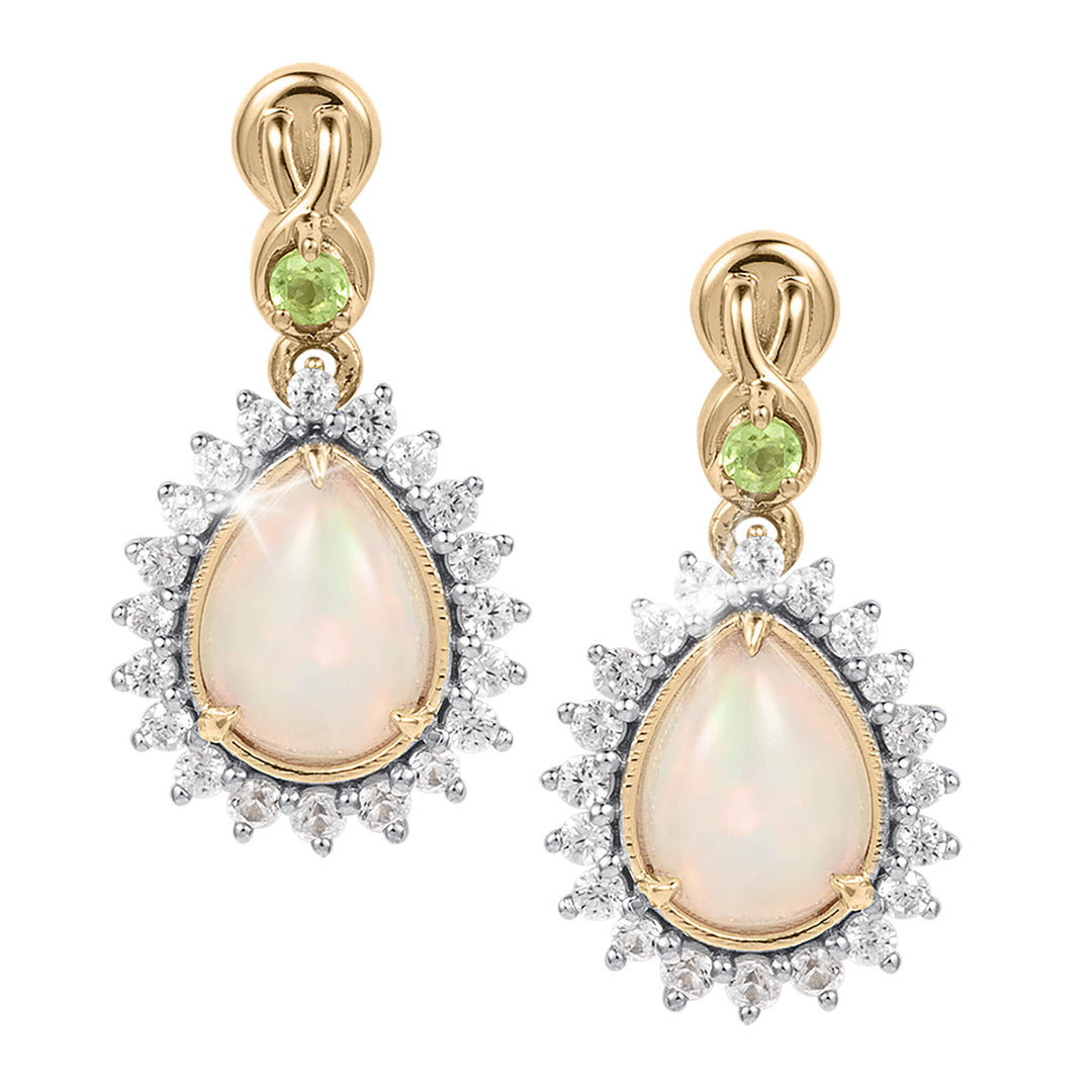 Opal Dew Drop Earrings