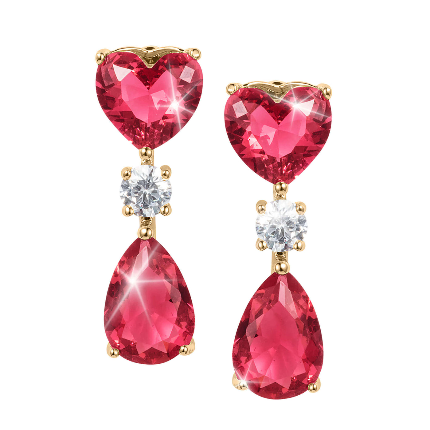 Daniel Steiger Adore Hearts Earrings