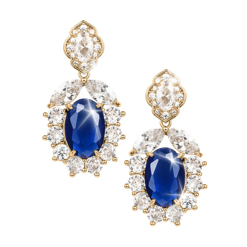 Daniel Steiger Windsor Blue Earrings