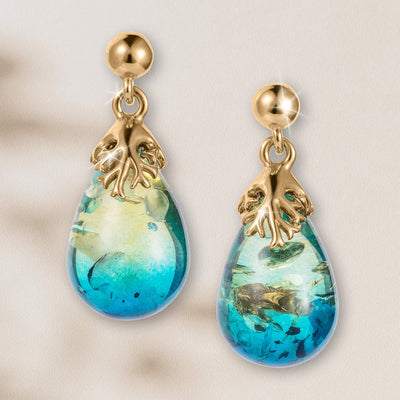 Daniel Steiger Azure Amber Earrings