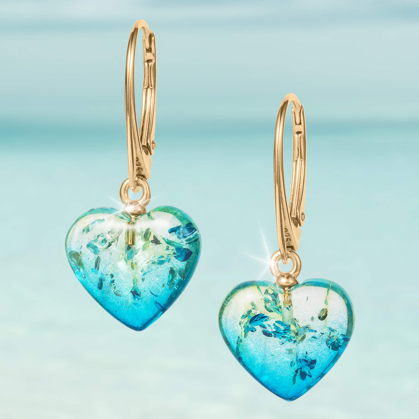 Daniel Steiger Ocean Heart Earrings