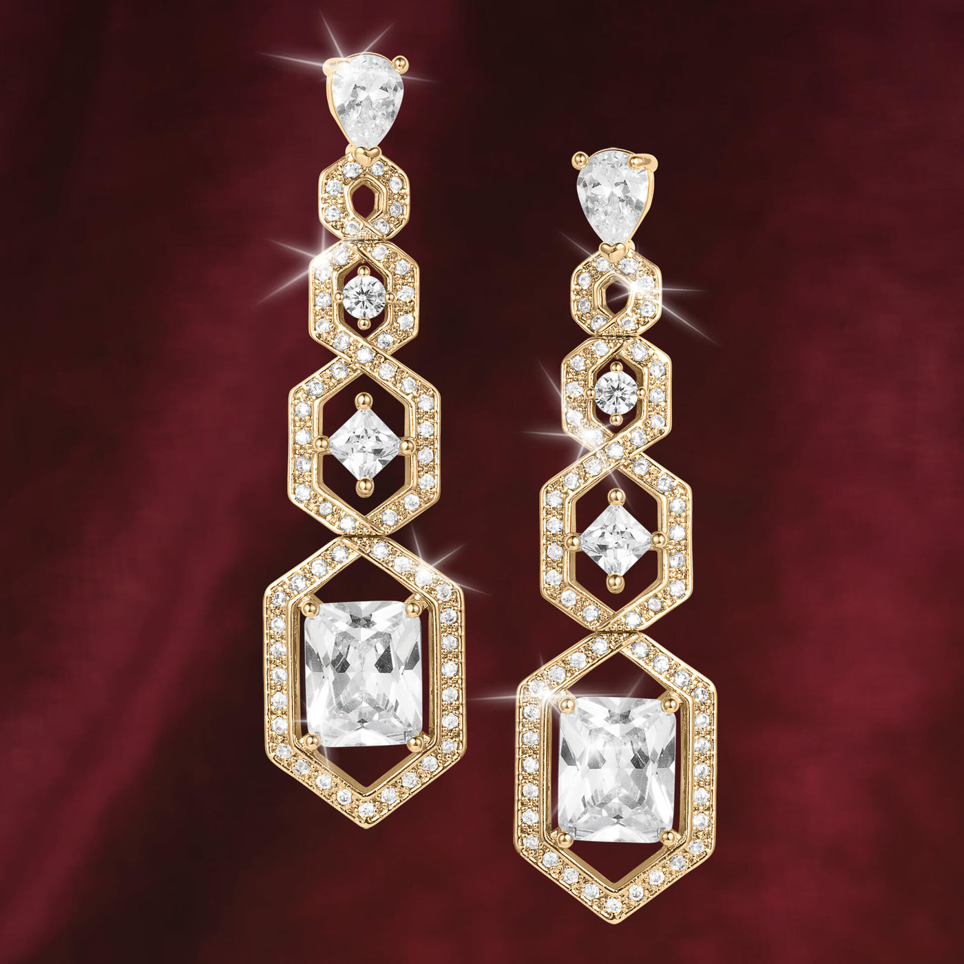 Daniel Steiger Lustrous Lace Earrings