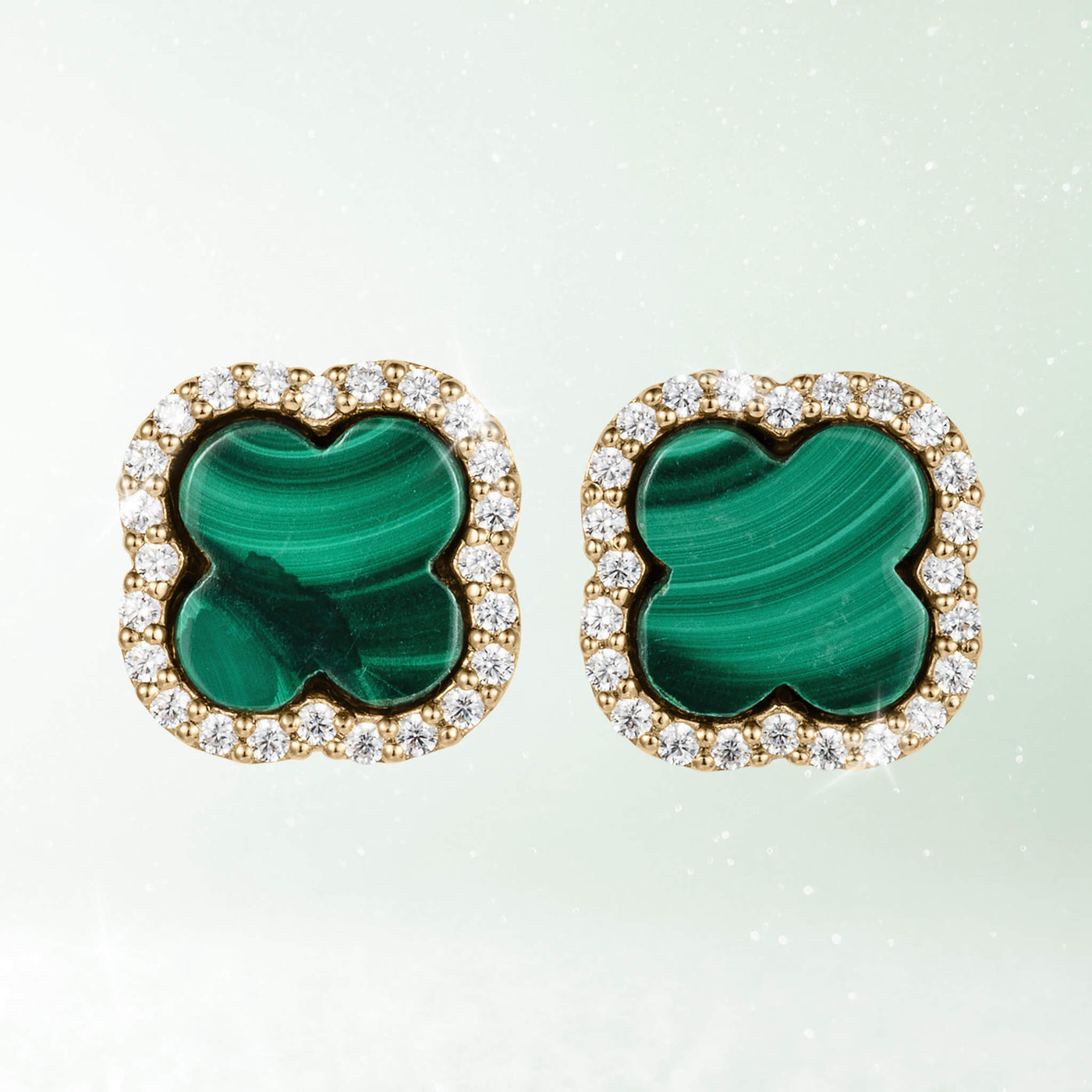 Daniel Steiger Fortuna Clover Malachite Collection
