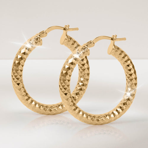 Daniel Steiger Arezzo Creole Hoop Earrings