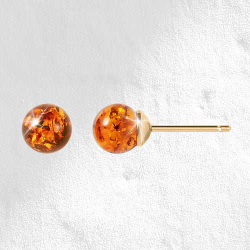 Daniel Steiger Baltic Amber Bead Earrings