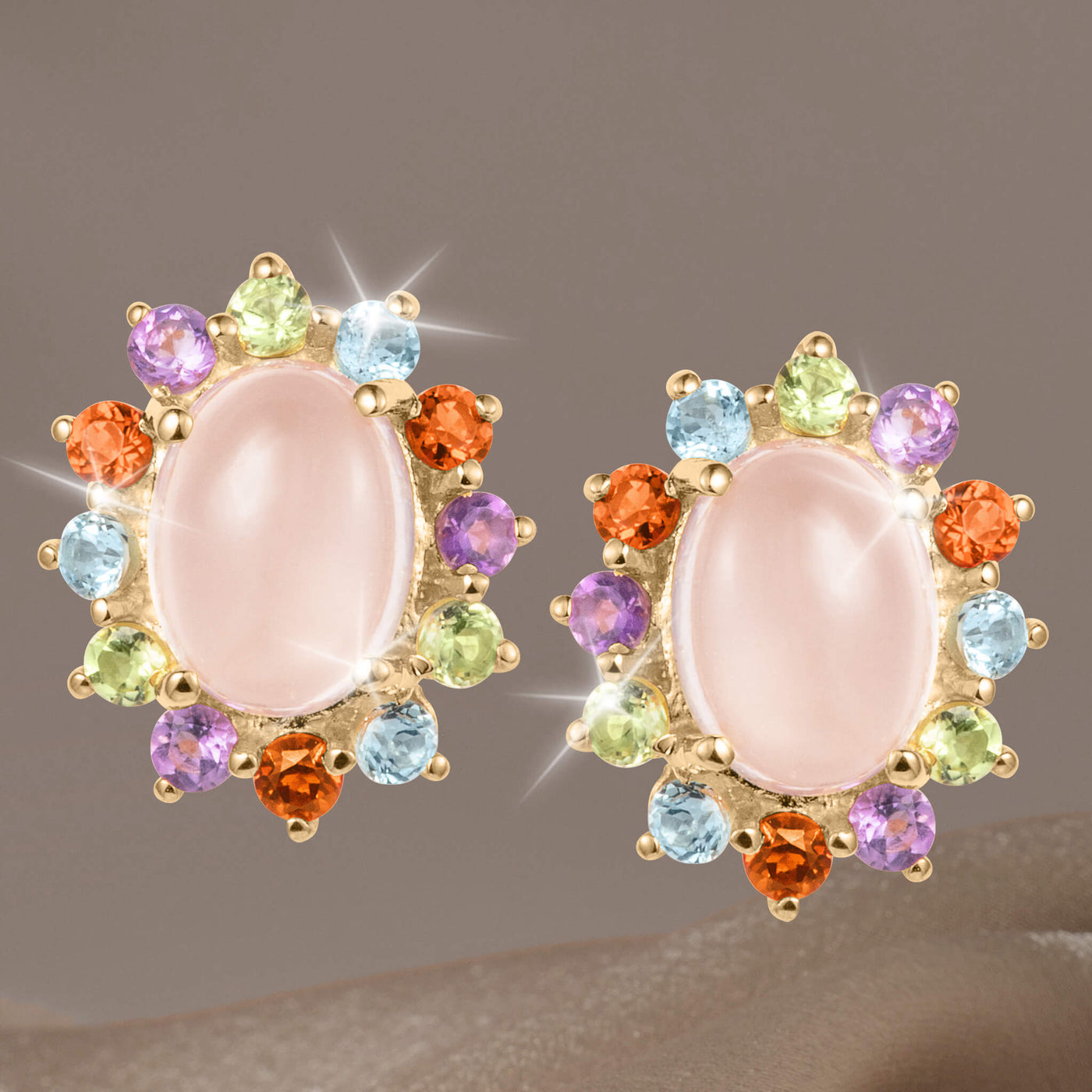 Daniel Steiger Rainbow Blushes Earrings