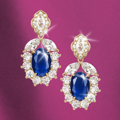 Daniel Steiger Windsor Blue Earrings